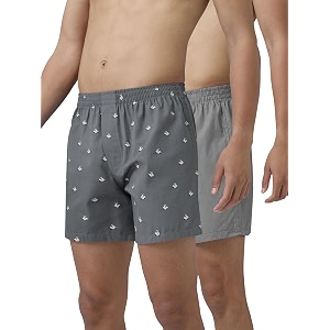 xyxx men39s remix regular fit cotton printed boxer with dual pocket amp no marks waistband pack of 2