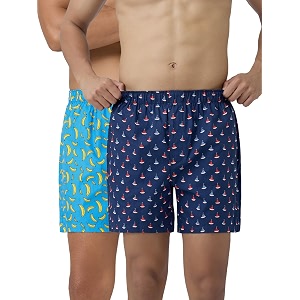 xyxx men39s remix regular fit cotton printed boxer with dual pocket amp no marks waistband pack of 2