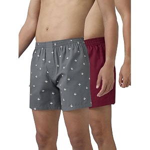 xyxx men39s remix regular fit cotton printed boxer with dual pocket amp no marks waistband pack of 2
