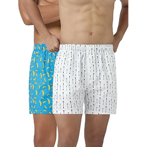xyxx men39s remix regular fit cotton printed boxer with dual pocket amp no marks waistband pack of 2