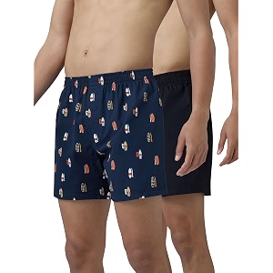 xyxx men39s remix regular fit cotton printed boxer with dual pocket amp no marks waistband pack of 2
