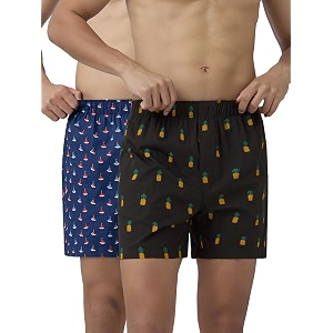 xyxx men39s remix regular fit cotton printed boxer with dual pocket amp no marks waistband pack of 2
