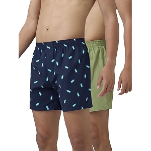 xyxx men39s remix regular fit cotton printed boxer with dual pocket amp no marks waistband pack of 2