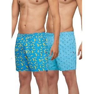 xyxx men39s remix regular fit cotton printed boxer with dual pocket amp no marks waistband pack of 2