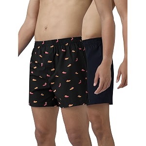 xyxx men39s remix regular fit cotton printed boxer with dual pocket amp no marks waistband pack of 2