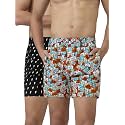 XYXX Men's Remix Regular Fit Cotton Printed Boxer with Dual Pocket &amp; No Marks Waistband (Pack of 2)