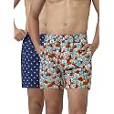 XYXX Men's Remix Regular Fit Cotton Printed Boxer with Dual Pocket &amp; No Marks Waistband (Pack of 2)
