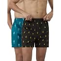 XYXX Men's Remix Regular Fit Cotton Printed Boxer with Dual Pocket &amp; No Marks Waistband (Pack of 2)