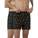 XYXX Men's Remix Regular Fit Cotton Printed Boxer with Dual Pocket &amp; No Marks Waistband (Pack of 2)