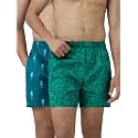 XYXX Men's Remix Regular Fit Cotton Printed Boxer with Dual Pocket &amp; No Marks Waistband (Pack of 2)