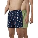 XYXX Men's Remix Regular Fit Cotton Printed Boxer with Dual Pocket &amp; No Marks Waistband (Pack of 2)
