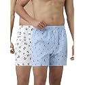 XYXX Men's Remix Regular Fit Cotton Printed Boxer with Dual Pocket &amp; No Marks Waistband (Pack of 2)