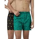 XYXX Men's Remix Regular Fit Cotton Printed Boxer with Dual Pocket & No Marks Waistband (Pack of 2)