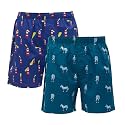 XYXX Men's Remix Regular Fit Cotton Printed Boxer with Dual Pocket &amp; No Marks Waistband (Pack of 2)