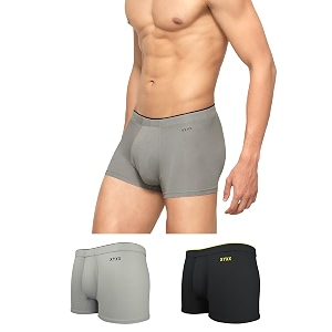 xyxx men39s uno micromodal antimicrobial trunks  snug fit 4-way stretch amp no-marks waistband underwear for men combo pack of 3
