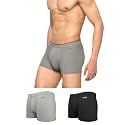 XYXX Men's Uno Micromodal Antimicrobial Trunks | Snug Fit, 4-Way Stretch &amp; No-Marks Waistband Underwear for Men Combo (Pack of 3)