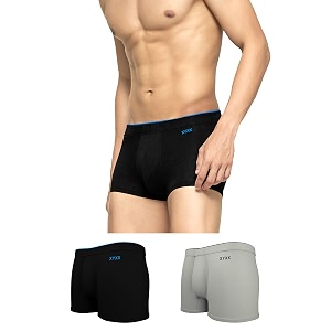 xyxx men39s uno micromodal antimicrobial trunks  snug fit 4-way stretch amp no-marks waistband underwear for men combo pack of 3