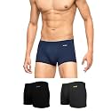 XYXX Men's Uno Micromodal Antimicrobial Trunks | Snug Fit, 4-Way Stretch &amp; No-Marks Waistband Underwear for Men Combo (Pack of 3)