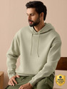 XYXX Men Full Sleeve Solid Hooded Sweatshirt