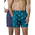 XYXX Men's Remix Regular Fit Cotton Printed Boxer with Dual Pocket &amp; No Marks Waistband (Pack of 2)