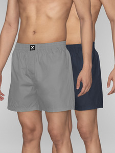 XYXX Pack of 2 Solid Men Multicolor