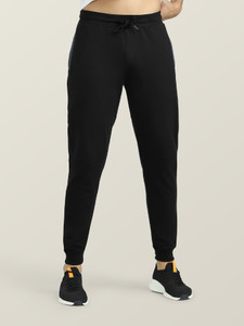 xyxx solid men black track pants