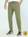 XYXX Solid Men Green Track Pants
