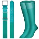 XZQTIVE Baseball Softball Socks and Baseball Softball Belt Combo Set Knee-High Soccer Socks for Kids Youth Adult