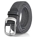 XZQTIVE Braided Belt Stretch Belt for Men and Women Multicolored Woven Golf Belt Elastic Jean Belts