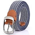 XZQTIVE Braided Belt Stretch Belt for Men and Women Multicolored Woven Golf Belt Elastic Jean Belts