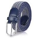 XZQTIVE Braided Belt Stretch Belt for Men and Women Multicolored Woven Golf Belt Elastic Jean Belts