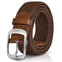 XZQTIVE Braided Belt Stretch Belt for Men and Women Multicolored Woven Golf Belt Elastic Jean Belts