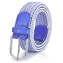 XZQTIVE Braided Belt Stretch Belt for Men and Women Multicolored Woven Golf Belt Elastic Jean Belts