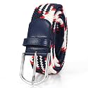 XZQTIVE Braided Belt Stretch Belt for Men and Women Multicolored Woven Golf Belt Elastic Jean Belts