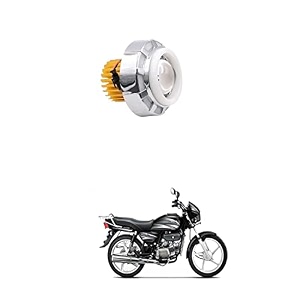 dual aperture hilow beam led projector headlight for motorcycle angel eyes devil eyes halo compatible with h-ero splendor plus