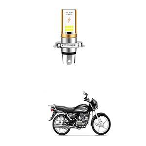 h4 led motorcycle headlight bulb hilo beam led car headlight h4 headlamp compatible with h-ero splendor plus white