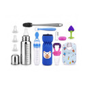 Y.GOYALCO. Baby Feeding Combo Set with Steel