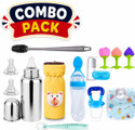 Y.GOYALCO. Baby Feeding Combo Pack with Steel