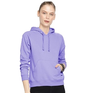 Y M Enterprises Fleece Stylish Plain Hoodie