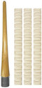 Y2M Pair of 3 Cricket Bat White Grip + One Wooden Cone Chevron