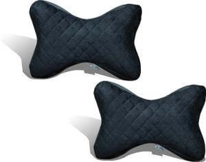 Y3H Black Velvet Memory Foam Car Pillow