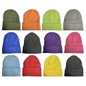 YACHT &amp; SMITH Winter Beanies, Bulk Cold Weather Thermal Warm Stretch Skull Cap, Mens Womens Unisex Hat