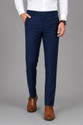 YADGAR Men Regular Fit Dark Blue Polycotton