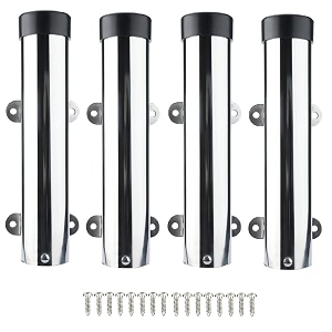 yaemarine boat marine fishing rod holders stainless steel side mounted transom mounted rod holders with weld brackets