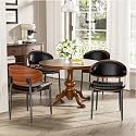 YaFiti Dining Chairs Set of 4, Mid Century Modern PU Leather Kitchen Chairs