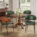 YaFiti Dining Chairs Set of 4, Mid Century Modern PU Leather Kitchen Chairs