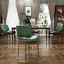 YaFiti Dining Chairs Set of 4, Mid Century Modern PU Leather Kitchen Chairs