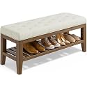 YaFiti End of Bed Storage Bench 42.9
