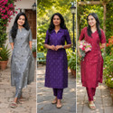 YAGNIK FASHION Women Cotton Blend Kurta Pant