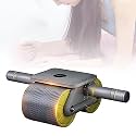 Yagviz Ab Roller Wheel, Core Muscle Ab Trainer With Intelligent Display, Exercise Wheels For Home Gym Fitness, Fitness Equipment For Core Workout With Knee Pad Accessories, Multicolor